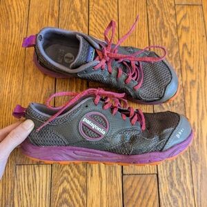 Patagonia Grey & Purple Athletic Sneakers